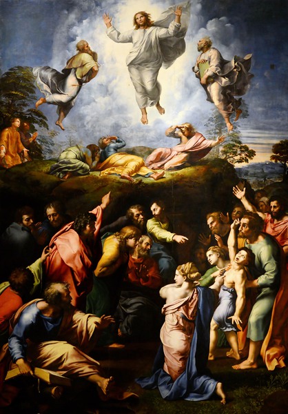 The Transfiguration. The painting by Raphael 