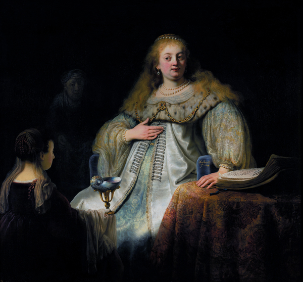 Artemisia. The painting by Rembrandt van Rijn
