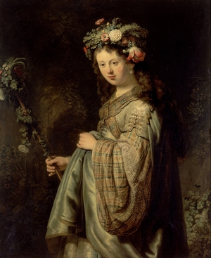 Rembrandt van Rijn, Flora, 1651, Painting on canvas