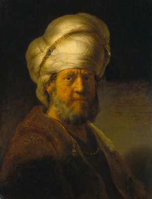 Reproduction oil paintings - Rembrandt van Rijn - Portrait of a Man in Oriental Garment