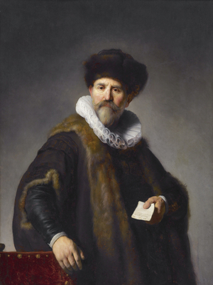 Rembrandt van Rijn, Portrait of Nicolaes Ruts, Painting on canvas
