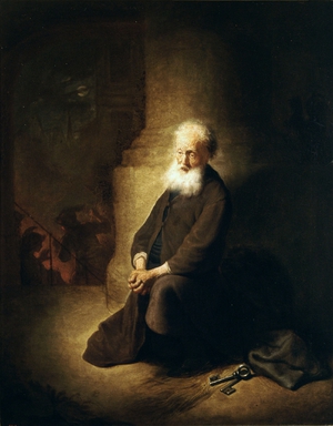 Reproduction oil paintings - Rembrandt van Rijn - Repentant St. Peter