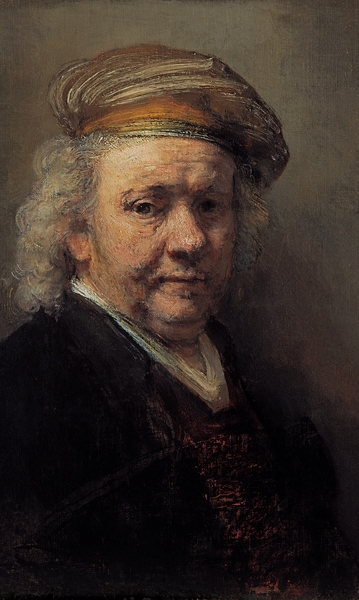 Self Portrait, 1669. The painting by Rembrandt van Rijn