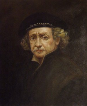 Rembrandt van Rijn, Self Portrait, Painting on canvas