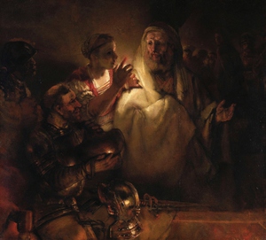 Reproduction oil paintings - Rembrandt van Rijn - The Denial of St Peter