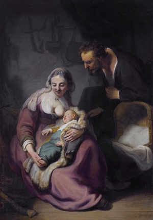 Reproduction oil paintings - Rembrandt van Rijn - The Holy Family