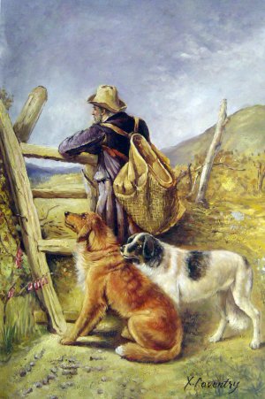 Richard Ansdell, The Gamekeeper, Art Reproduction
