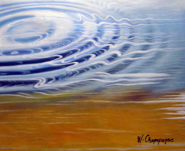 Ripple Abstract. The painting by Our Originals