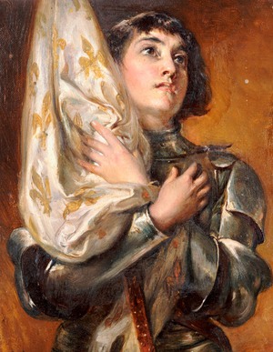 Robert Alexander Hillingford, Joan of Arc, Painting on canvas