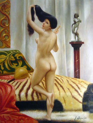 Famous paintings of Nudes: Before a Mirror