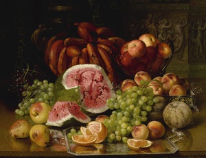 Robert Dunning, A Fruit Picture, Painting on canvas
