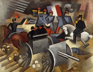 Famous paintings of Abstract: Artillery, 1911