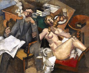 Roger De La Fresnaye, Married Life 2, Painting on canvas