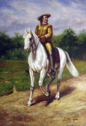 Famous paintings of Horses-Equestrian: Col. William F. Cody