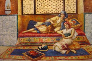 Reproduction oil paintings - Rudolph Ernst - Harem Solg