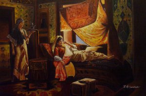 Reproduction oil paintings - Rudolph Ernst - Moorish Interior