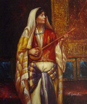 Famous paintings of Musicians: The Mandolin Player