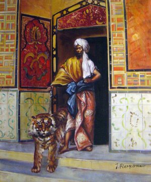 Reproduction oil paintings - Rudolph Ernst - The Pasha's Favourite Tiger