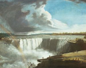 Samuel F. B. Morse, Niagara Falls from Table Rock, Painting on canvas