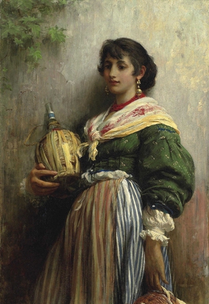 Samuel Luke Fildes, Rosa Siega, 1876, Art Reproduction