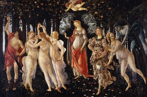 La Primavera, Sandro Botticelli, Art Paintings