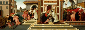 Sandro Botticelli, Last Miracle and the Death of St Zenobius, Painting on canvas
