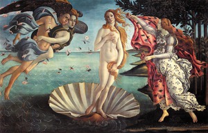 Sandro Botticelli, The Birth of Venus, Painting on canvas