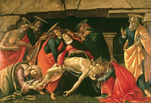 Sandro Botticelli, The Lamentation over the Dead Christ, Painting on canvas