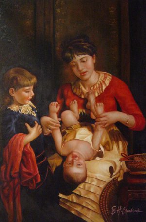 Reproduction oil paintings - Seymour Joseph Guy - See-Saw, Margery Day