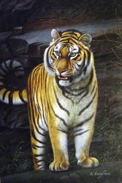 Siberian Tiger. The painting by Our Originals