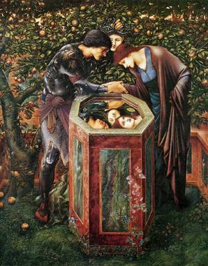 Reproduction oil paintings - Sir Edward Coley Burne-Jones - The Baleful Head