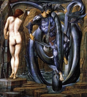 Sir Edward Coley Burne-Jones, The Doom Fulfilled, Painting on canvas