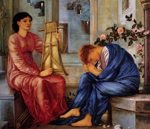 Sir Edward Coley Burne-Jones, The Lament, Art Reproduction