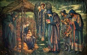Reproduction oil paintings - Sir Edward Coley Burne-Jones - The Star of Bethlehem