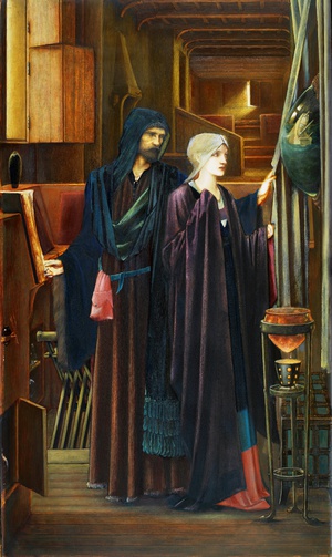 Reproduction oil paintings - Sir Edward Coley Burne-Jones - The Wizard