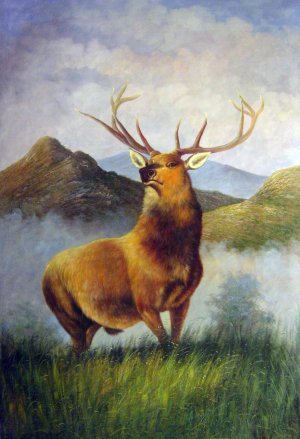 Sir Edwin Henry Landseer, Monarch Of The Glen, Painting on canvas