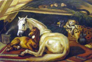 Sir Edwin Henry Landseer, The Arab Tent, Painting on canvas