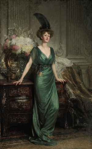 Reproduction oil paintings - Sir Frank Dicksee - Portrait of the Hon. Mrs Ernest Guinness, 1912