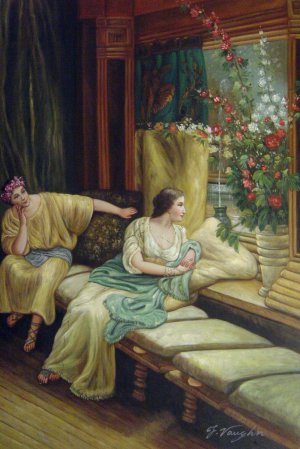 Sir Lawrence Alma-Tadema, Vein Courtship, Art Reproduction