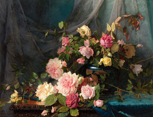 Reproduction oil paintings - Sophie Anderson - Roses