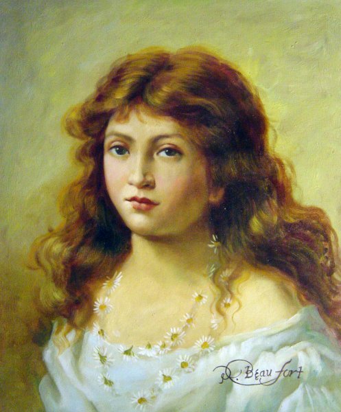 Young Girl. The painting by Sophie Anderson