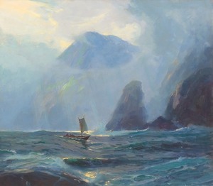 Sydney Laurence, Knowles Head, Prince William Sound, Alaska, Painting on canvas