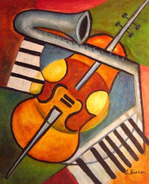 Our Originals, The Abstract Music, Painting on canvas