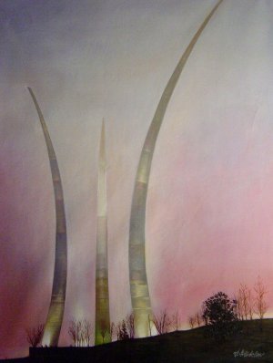 Our Originals, The Air Force Memorial, Painting on canvas