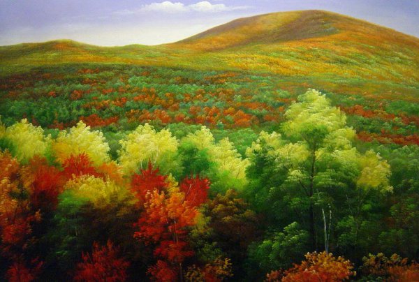 The Autumn Mountains. The painting by Our Originals