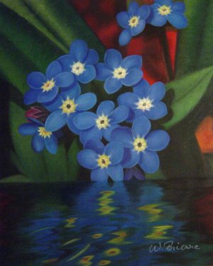 Our Originals, The Forget Me Nots, Painting on canvas