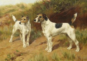 Reproduction oil paintings - Thomas Blinks - At Their Master's Call