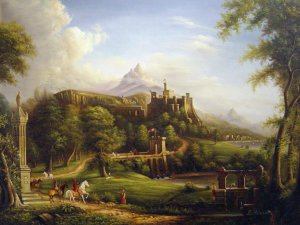 Reproduction oil paintings - Thomas Cole - A Departure