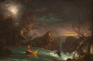 Famous paintings of Landscapes: A Voyage of Life - Manhood