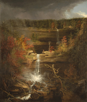 Thomas Cole, Kaaterskill Falls, Painting on canvas